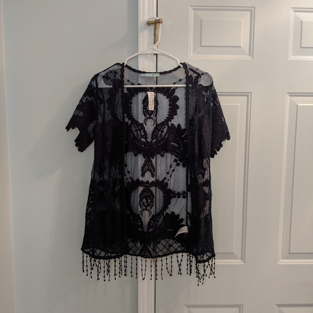Marices Kimono with Fringe